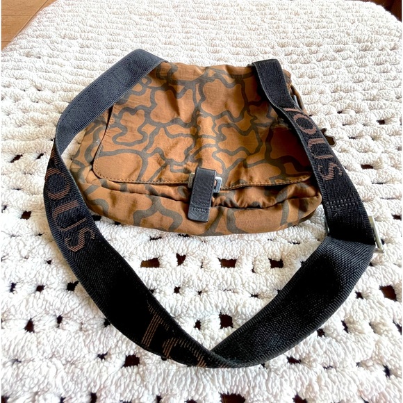 Tous canvas messenger bag - Picture 1 of 4